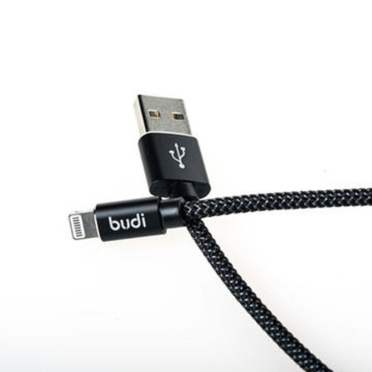 Budi Cable For iPhone 1m Braided 2.4A Data Charging Cable FoneFunShop   