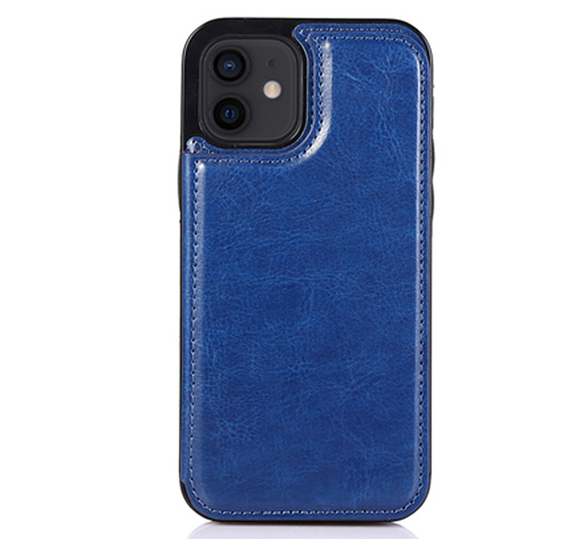 Case For iPhone 14 15 in Blue Flip Leather Multi Card Holder Case Cover FoneFunShop   