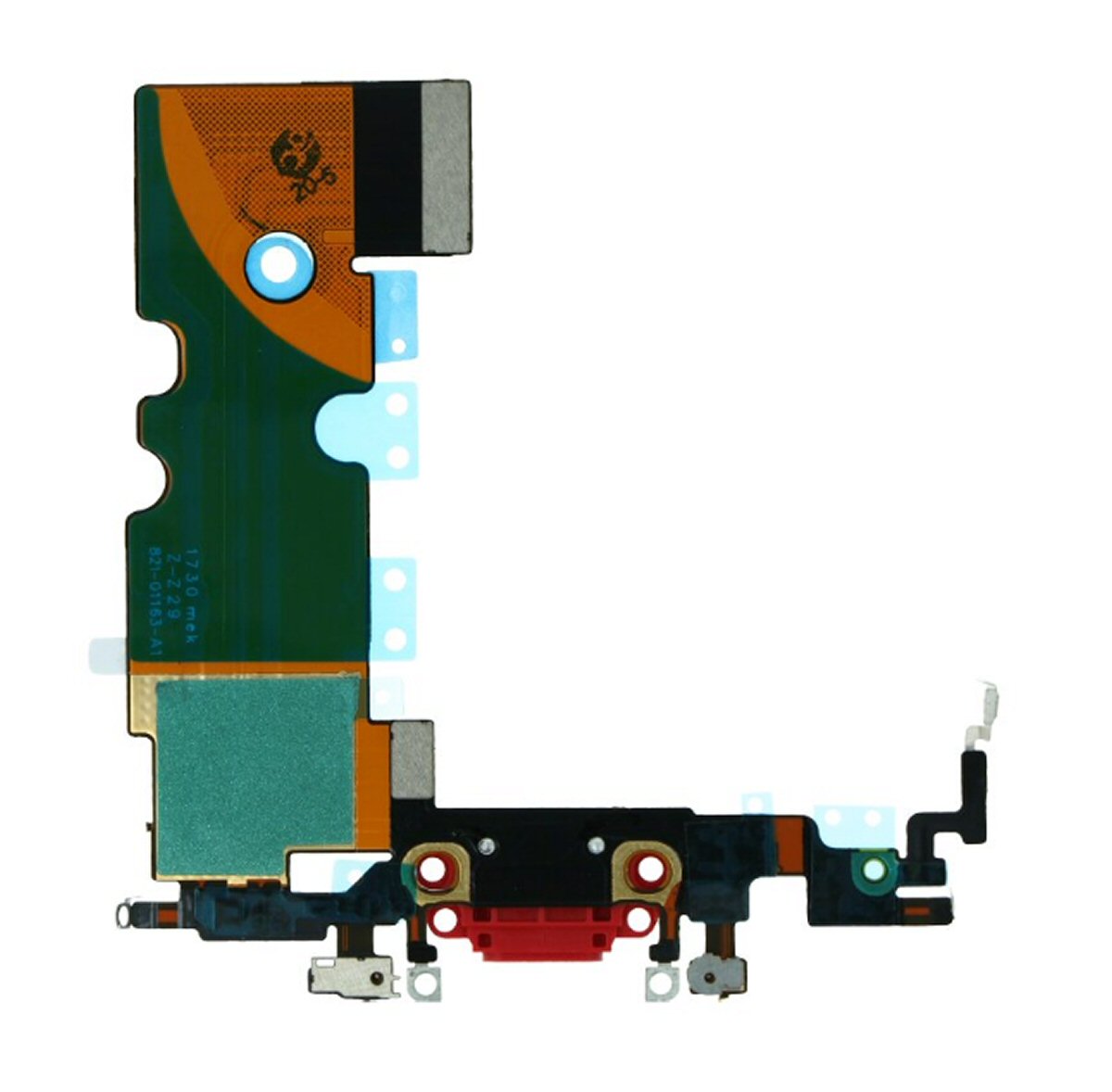 Charging Port For iPhone SE 2020 Microphone Flex Cable Red Charging Port FoneFunShop   