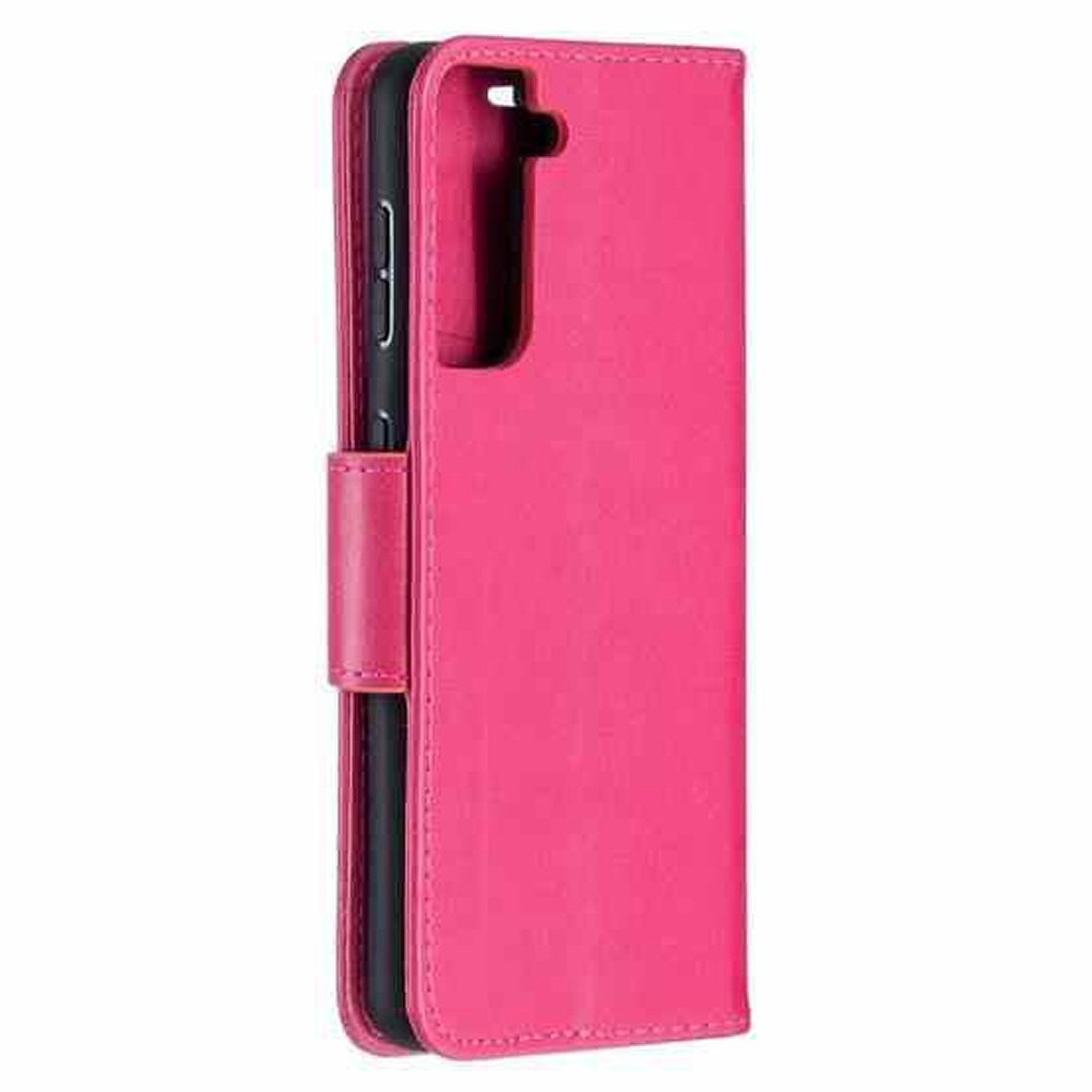 Case For Samsung S21 S30 Luxury PU Leather Flip Wallet Pink Case Cover FoneFunShop   