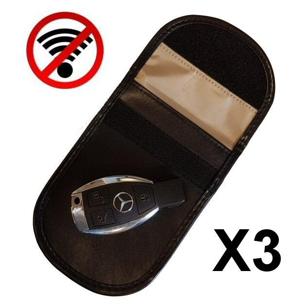 Faraday Bag Signal Blocker Safe Car Keyless Entry Fob Signal Blocker Block 3X Faraday FoneFunShop   