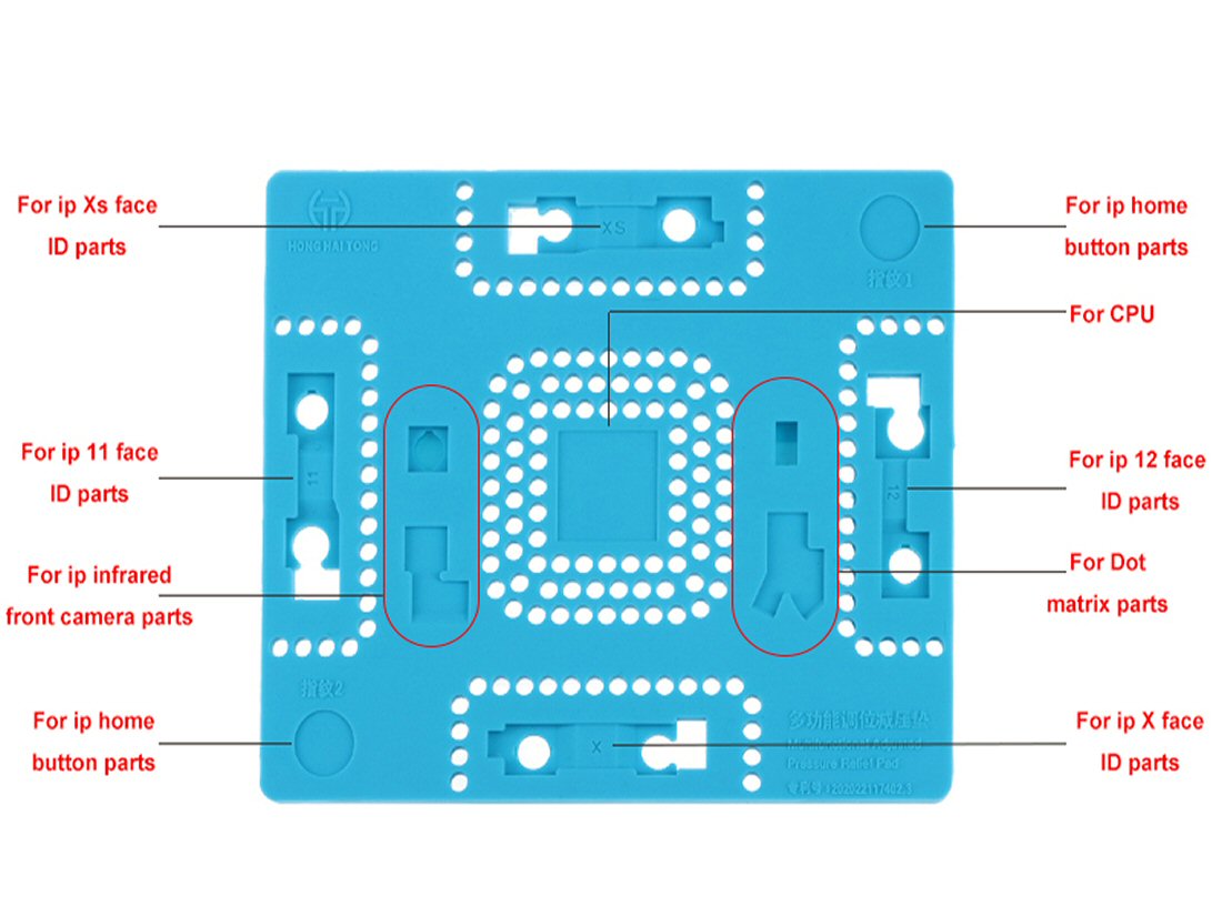 Magic Pad Heat Resistant Work Mat For Face ID Camera Home Button Dot Matrix CPU Camera FoneFunShop   