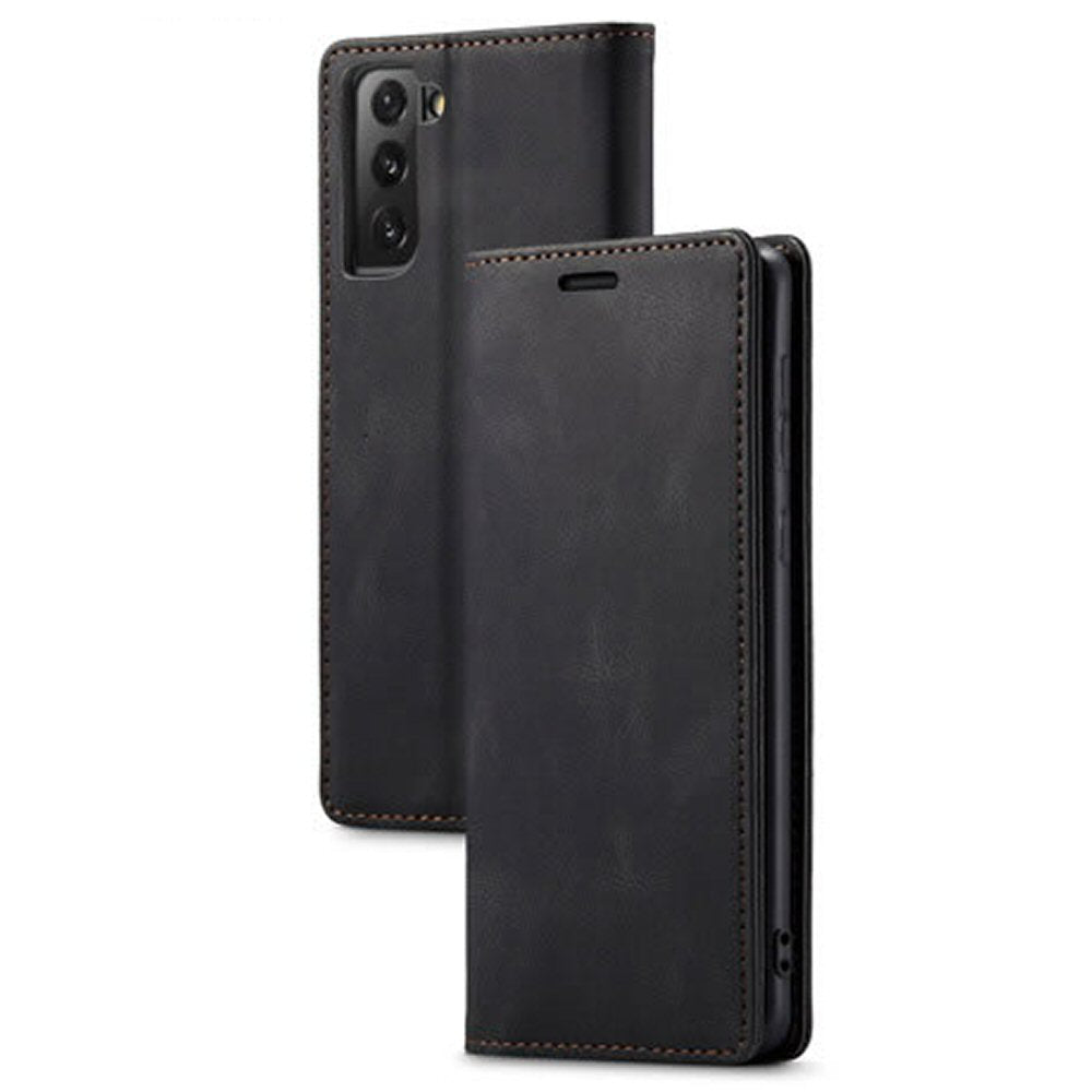 Case For Samsung S21 Plus S30 Plus PU Leather Flip Wallet Black Case Cover FoneFunShop   