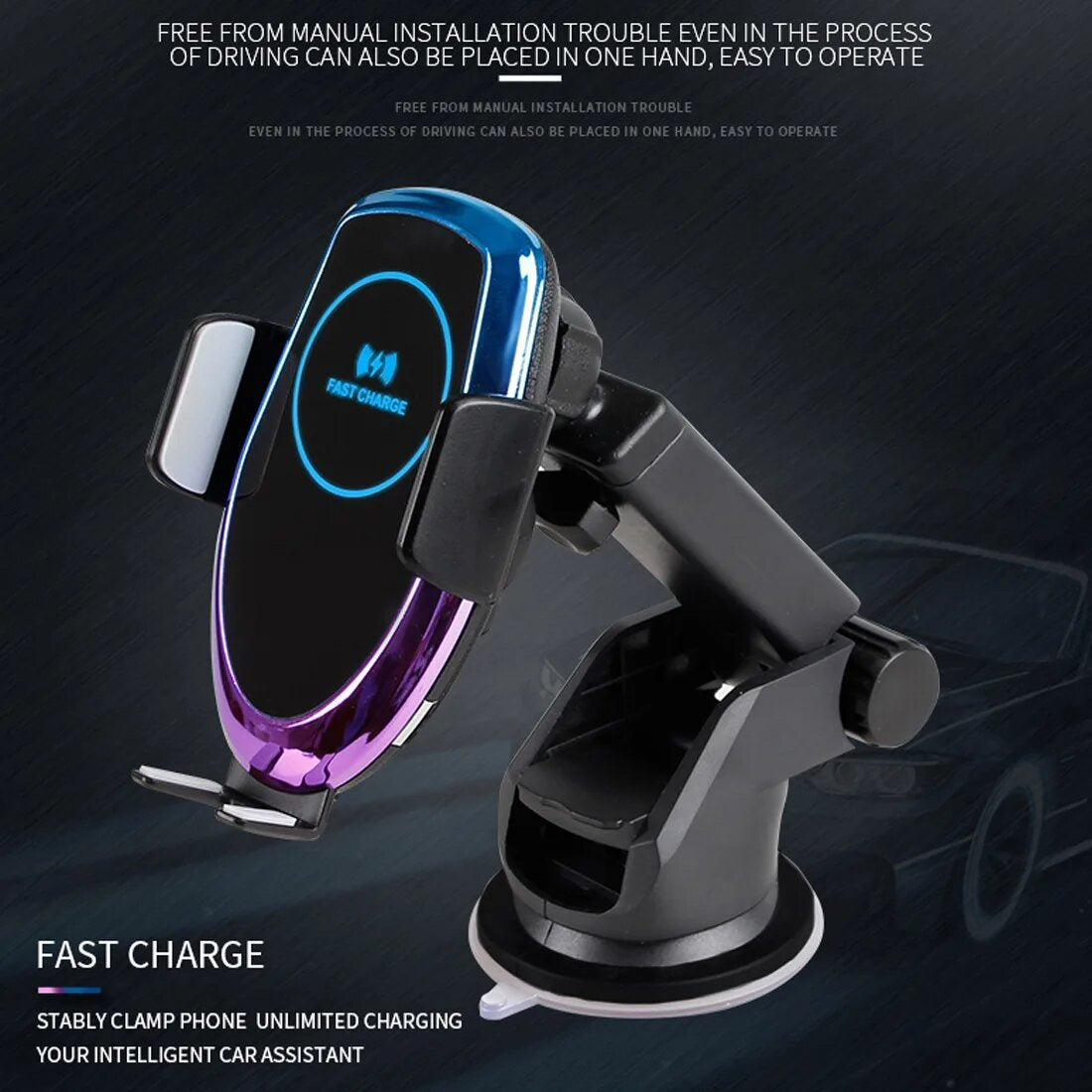 Wireless Car Charger Holder X9 Charger FoneFunShop   