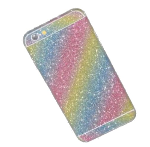 Back Protector For iPhone 11 Glitter Bling Rear Protector Rainbow Protector FoneFunShop   