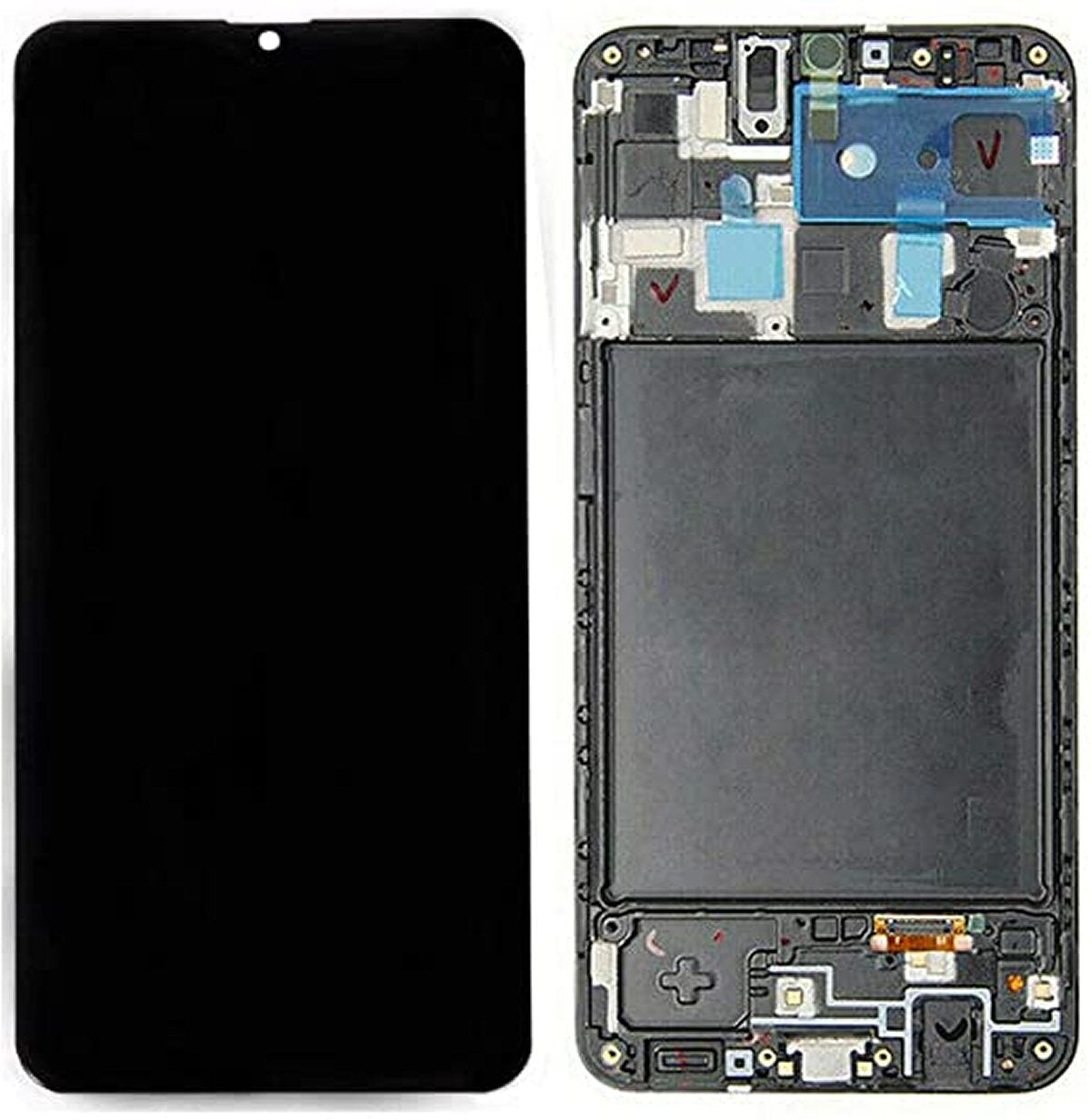 Lcd Screen For Samsung A20 A205F in Black Screen FoneFunShop   