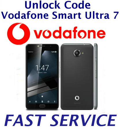 Vodafone Smart Ultra 7 (V700) Network Unlock Code Unlock FoneFunShop   