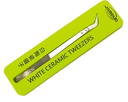 Heat Resistant Tweezers Jabeud TC 14W Angled Ceramic For IC Removal ic Chip FoneFunShop   