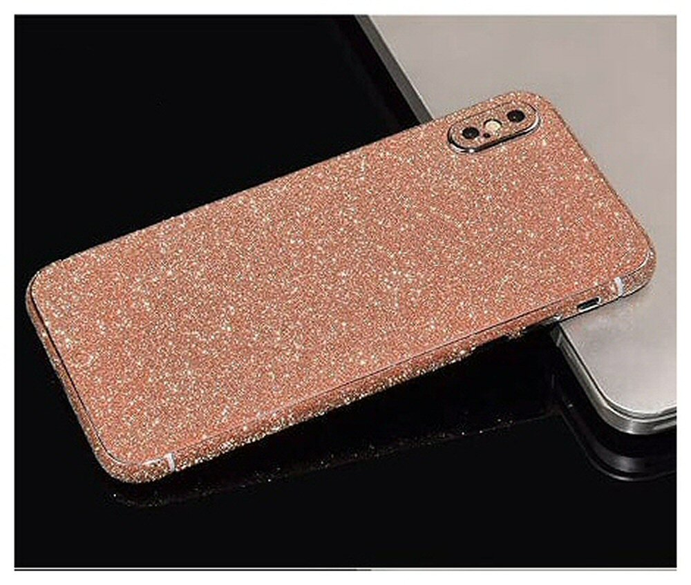 Back Protector For iPhone 11 Pro Glitter Bling Rear Protector Rose Gold Protector FoneFunShop   