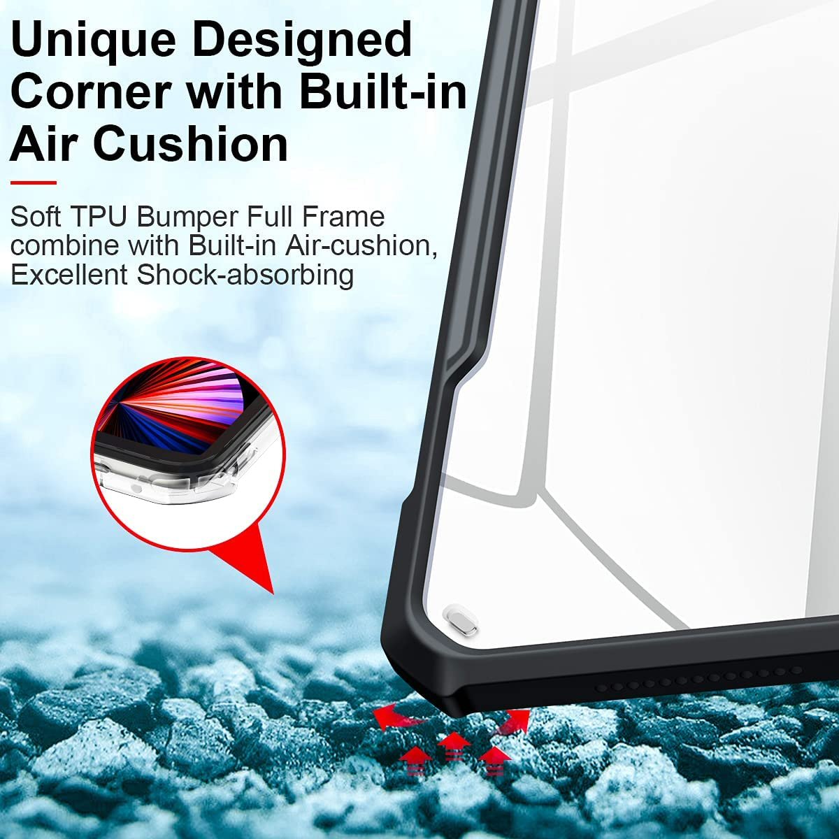 Case For iPad Pro 11 3rd Gen 2020 21 with Apple Pen Support Black XUNDD Case Cover FoneFunShop   