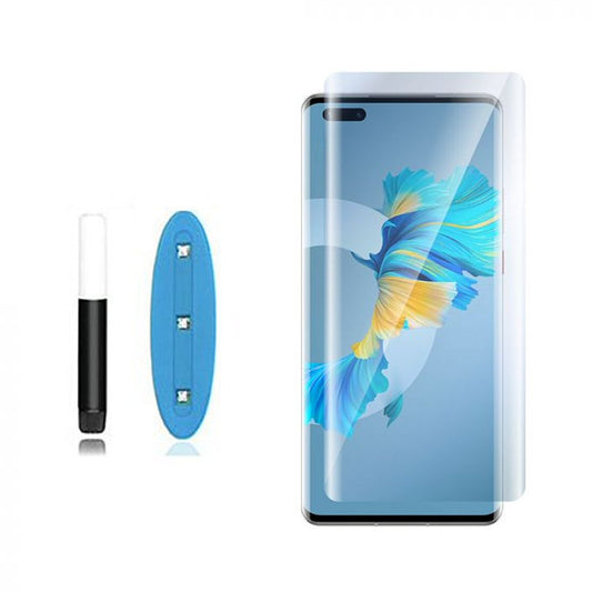 Glass Screen Protector For Huawei Mate 40 Pro Full UV Glue Screen Protector FoneFunShop   