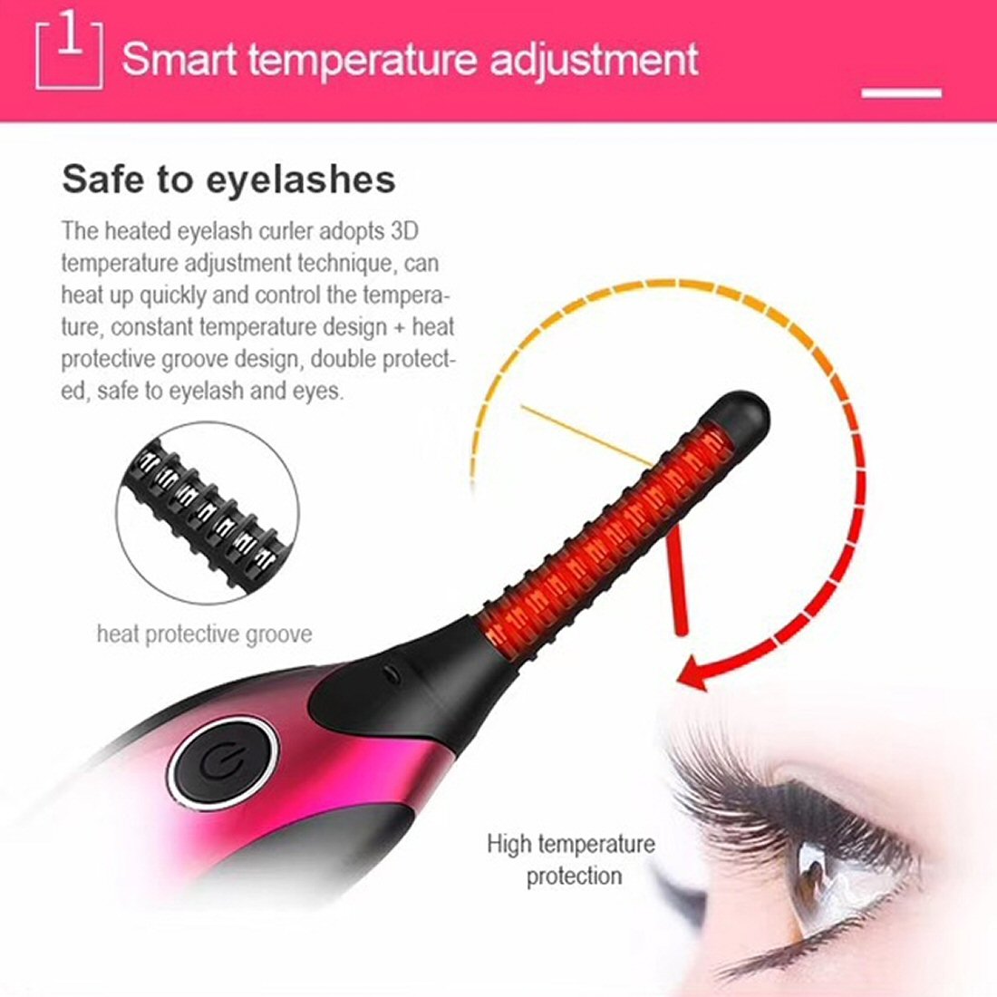 Heated Eyelash Curler DY102  FoneFunShop   