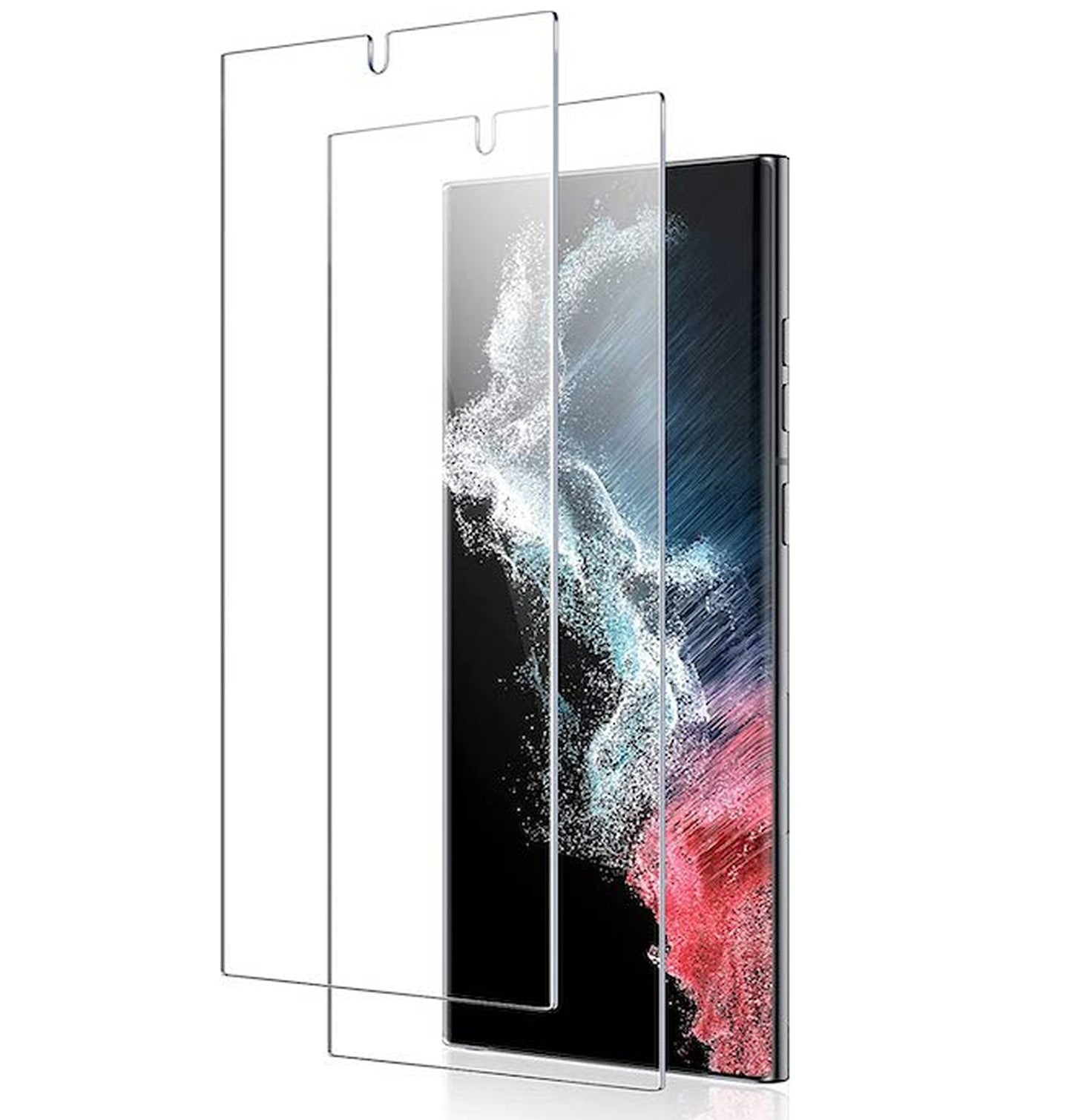 Screen Protector For Samsung S23 Ultra 2 x Full Cover Tempered Glass Screen Protector FoneFunShop   