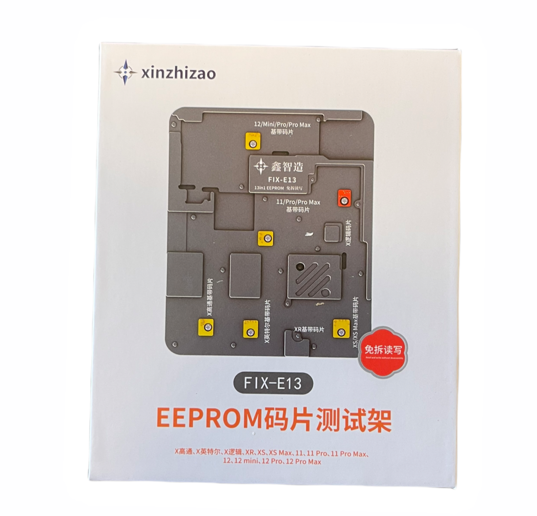 Baseband Fixture For iPhone X to iPhone 12 Pro XinZhiZao Fix E13 EEPROM IC Logic  FoneFunShop   