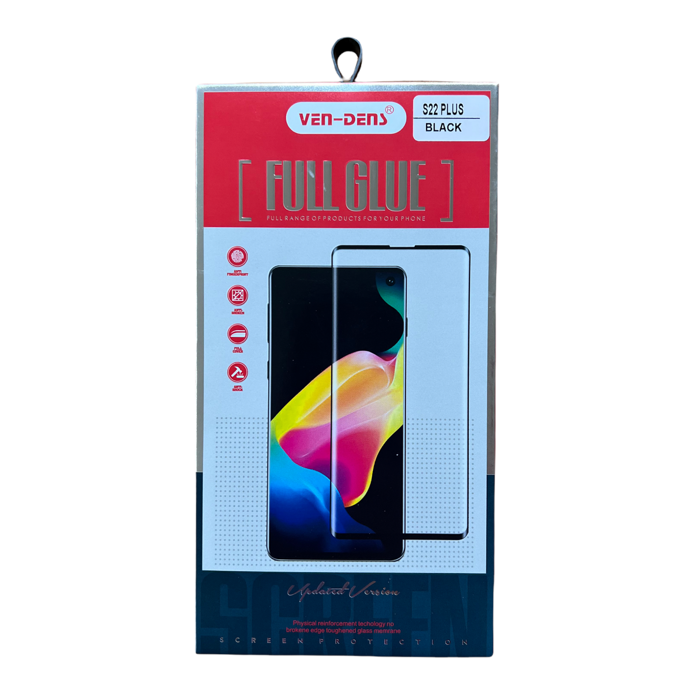 Screen Protector For Samsung S22 Plus Ven Dens Full Glue Curved Glass Wit Screen Protector FoneFunShop   