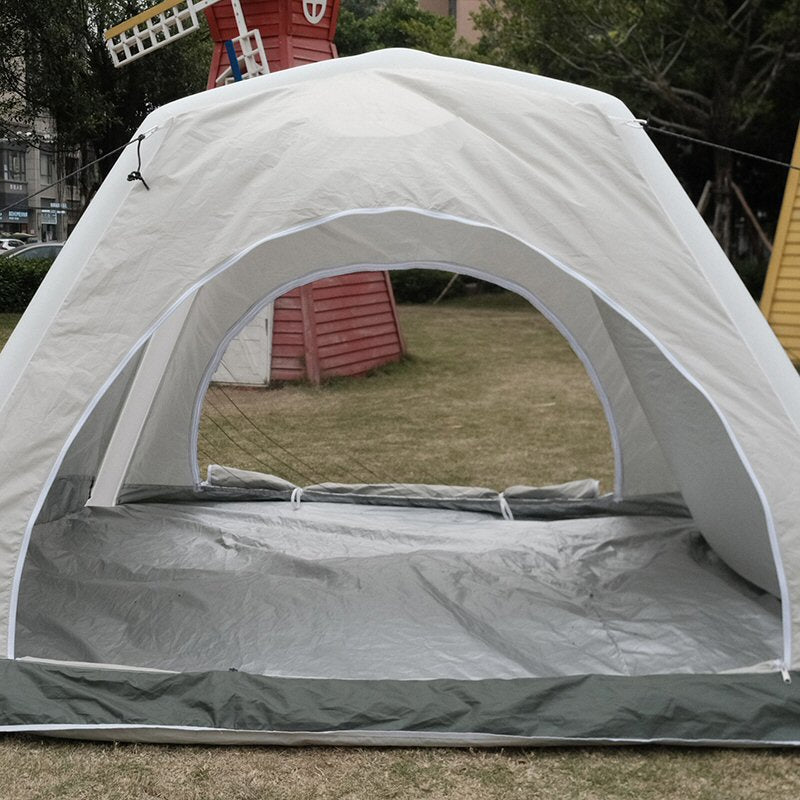 Inflatable Camping Tent 3-4 Man Quick 2 Minute Setup 2m Square Waterproof Tent FoneFunShop   