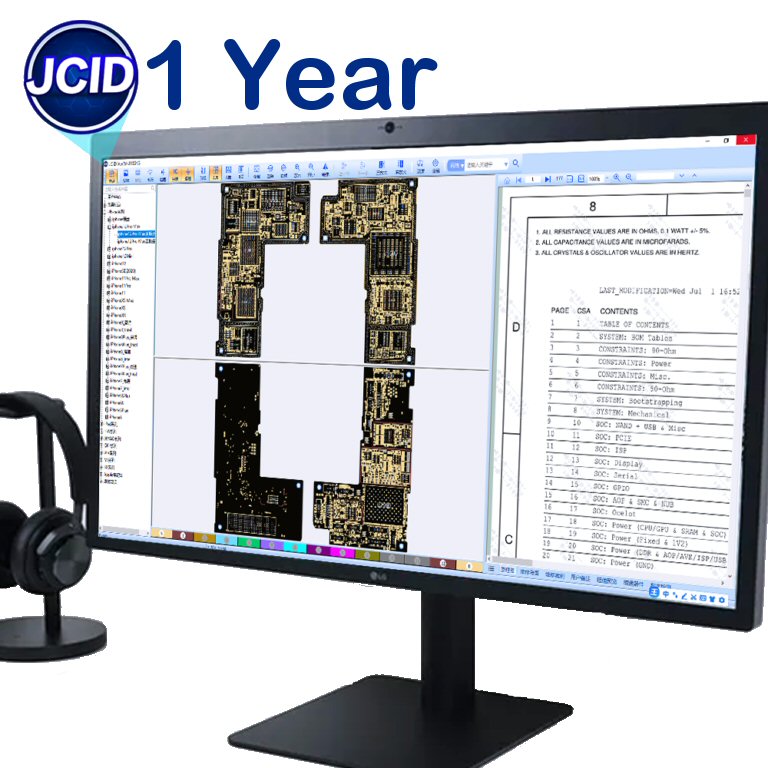 JCID Intelligent Mobile Phone Repair Drawing Schematics Software 1 Year Activation Jc id FoneFunShop   