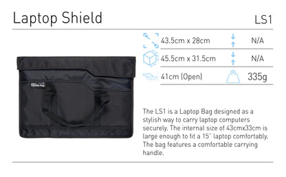 Faraday Bag Signal Blocker Disklabs LS1U Unbranded Laptop Shield RF Shielded Faraday FoneFunShop   