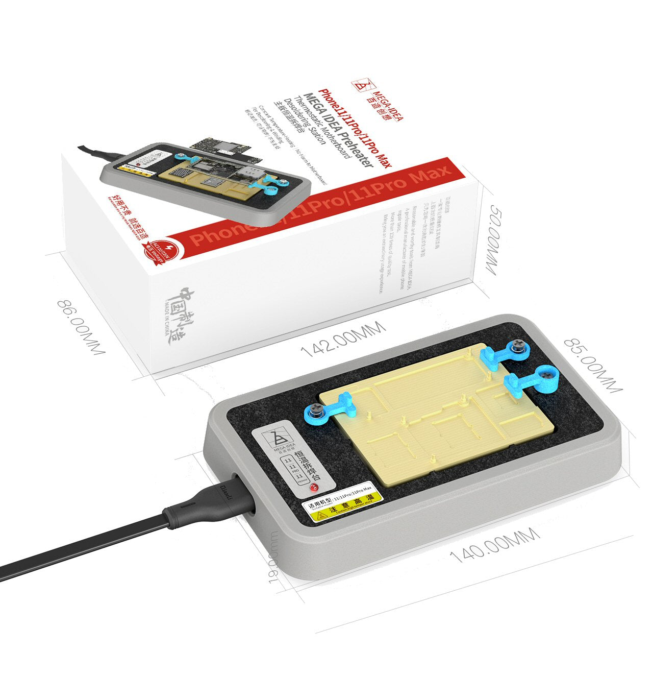 Mega Idea Soldering Platform For iPhone 11 11 Pro 11 Pro Max Separation IC Rep Solder FoneFunShop   