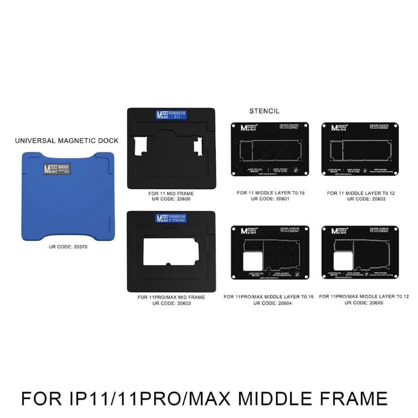 MaAnt Reballing Station For iPhone 11 Pro Max Middle Frame Phone Tools FoneFunShop   