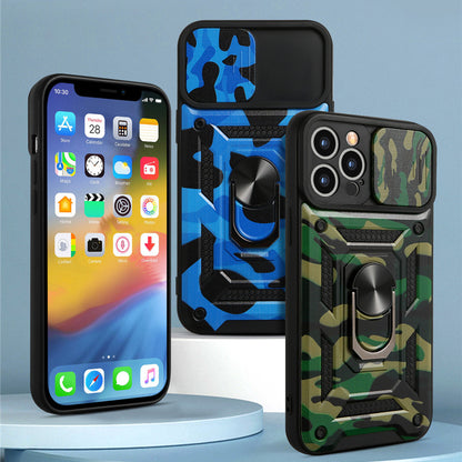 Case For iPhone 13 in Sea Blue Hybrid Armoured Cover Shockproof Case Cover FoneFunShop   