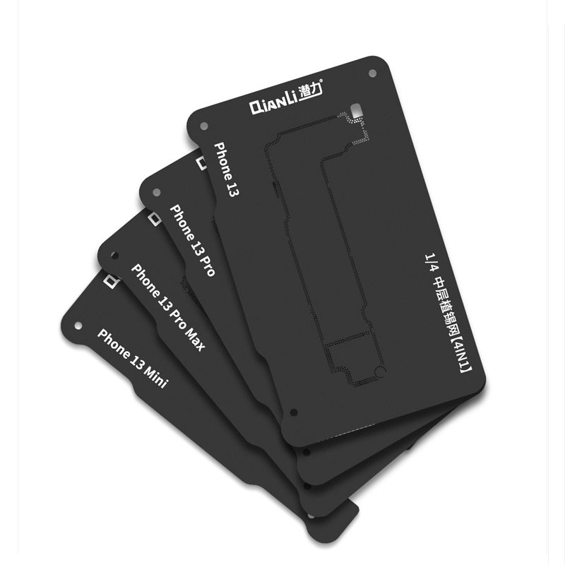 Reballing Platform For iPhone 13 series Qianli 4in1 Double Side For Middle Frame Qianli FoneFunShop   