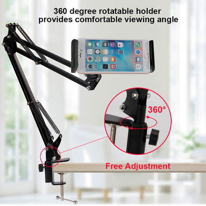 Stand Mount For Phone Tablet 360 Adjustable Long Arm Holder Bracket  FoneFunShop   