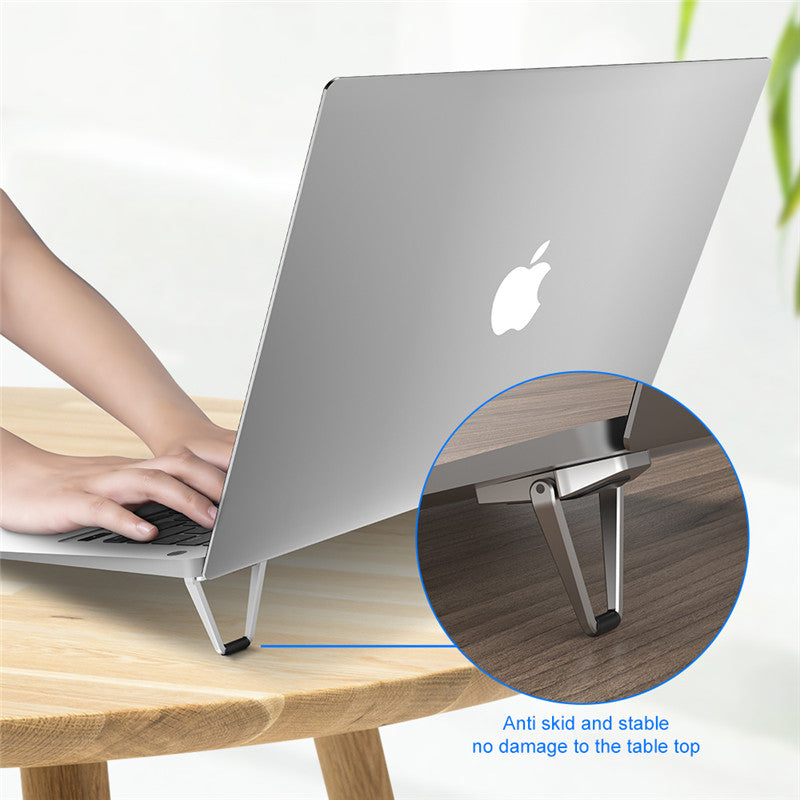 Laptop Stand Metal Foldable small and portable  FoneFunShop   