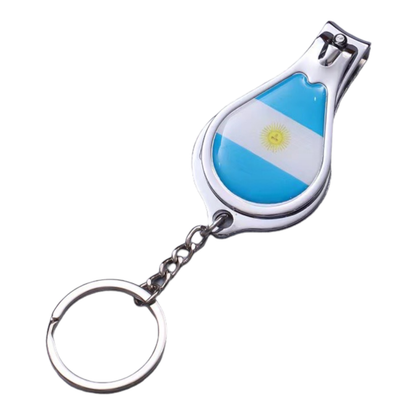 Keychain Bottle Opener Nail Clipper Keyring Argentina Bottle Opener FoneFunShop   