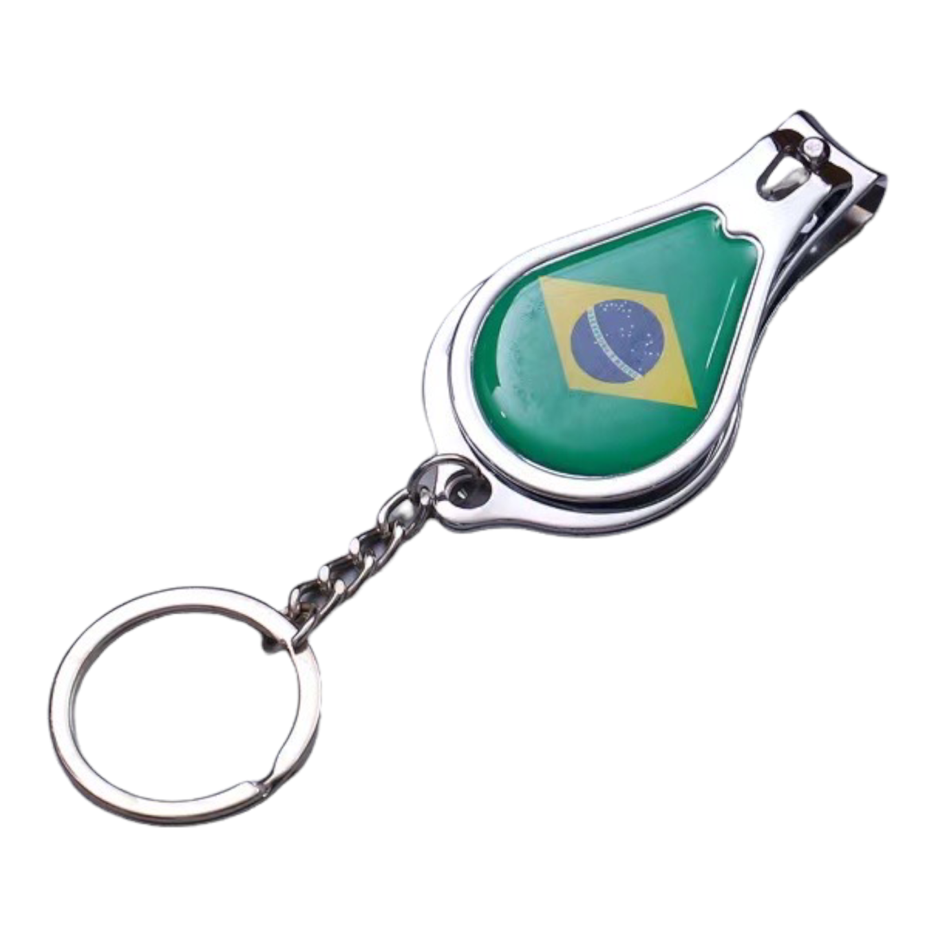 Keychain Bottle Opener Nail Clipper Keyring Brazil Bottle Opener FoneFunShop   