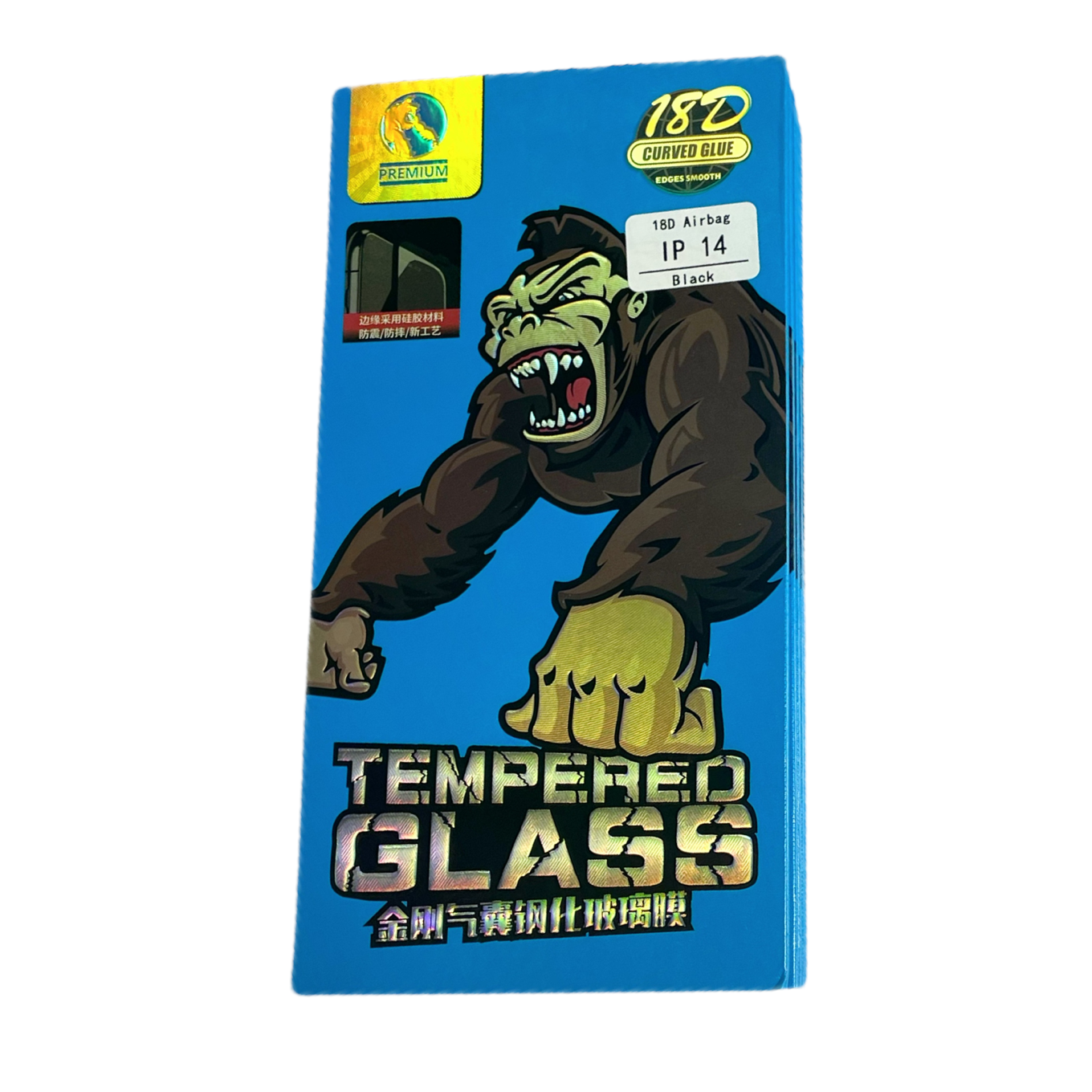 Screen Protector For iPhone 14 13 13 Pro King Kong Full Cover 18D Glass Screen Protector FoneFunShop   