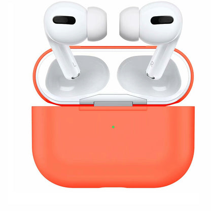 Case For Airpods Pro Silicone Cover Skin Peach Case Cover FoneFunShop   