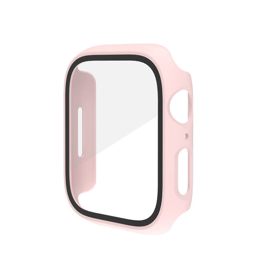 Case Screen Protector For Watch Series 7 45mm in Pink Full Body Cover Screen Protector FoneFunShop