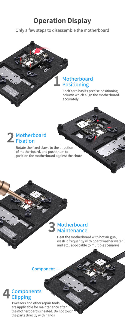 Repair Station For iPhone 11 11P 11PM X XS XSM QianLi RD 02 Desoldering Solder FoneFunShop   