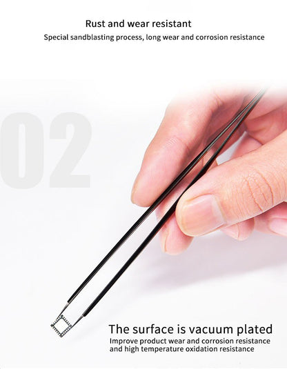 Tweezers QianLi iNeeZY Handmade Polished Non Magnetic Stainless Qianli FoneFunShop   