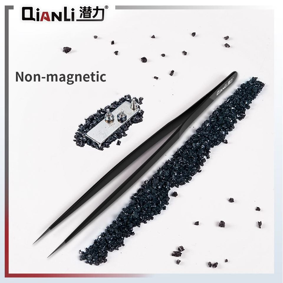 Tweezers QianLi iNeeZY Handmade Polished Non Magnetic Stainless Qianli FoneFunShop   