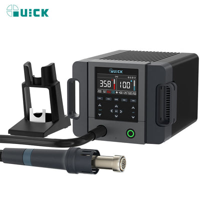 Quick 861 Pro Rework Station Digital Intelligent Hot Air 1000W SMD De Soldering Solder FoneFunShop   