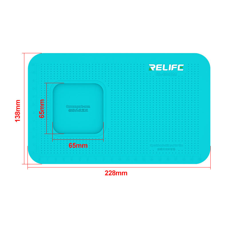 Relife RL-004DM Silicone Pad With Camera Cut Out For Screen Protector Application Relife FoneFunShop   