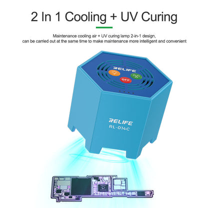 UV Curing Lamp with Cooling Fan Relife RL014C For Phone Logic Board Repair Relife FoneFunShop   