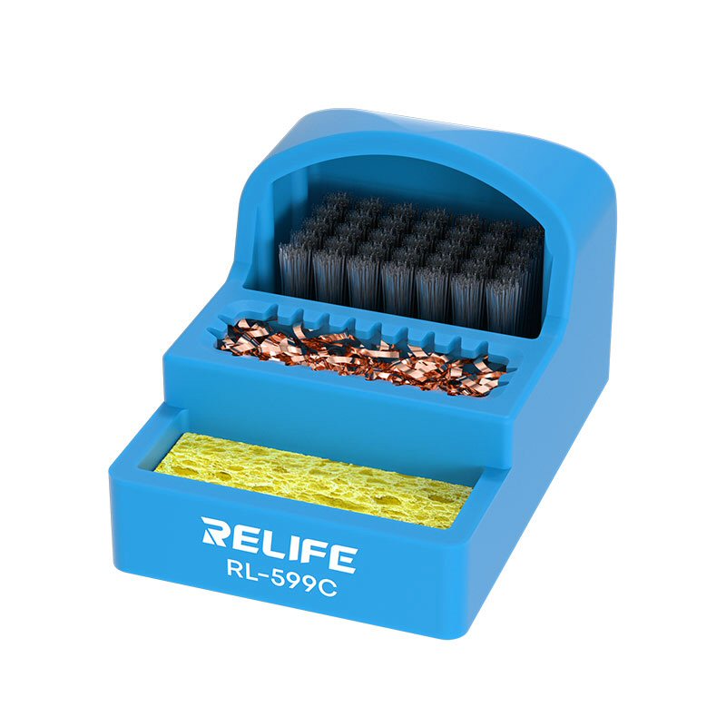 Relife RL-599C Cleaning Station For Soldering Iron Tip Maintenance Relife FoneFunShop   