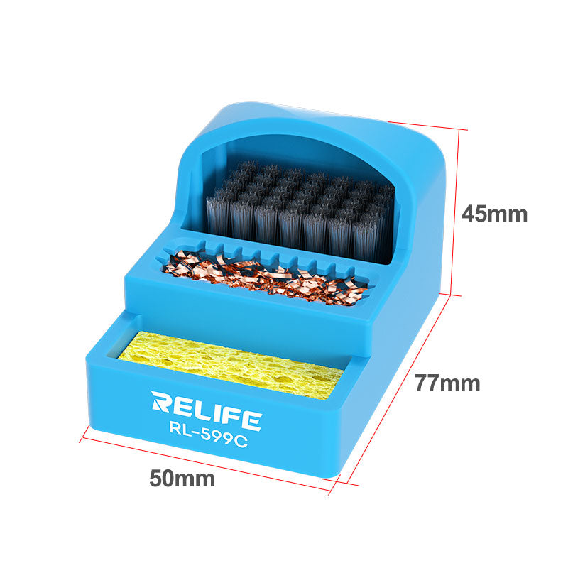 Relife RL-599C Cleaning Station For Soldering Iron Tip Maintenance Relife FoneFunShop   