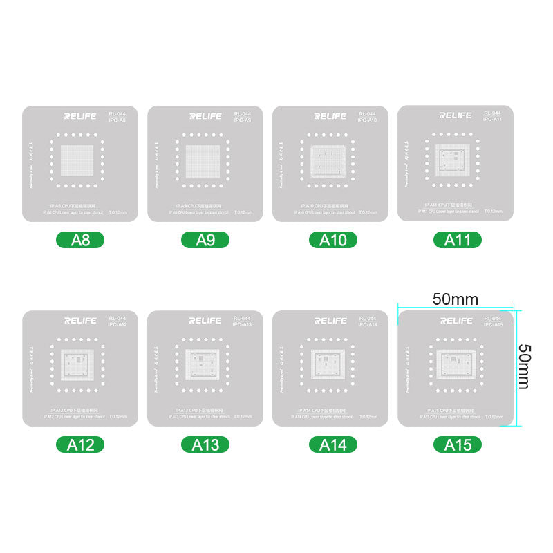 Repair Fixture Set Relife RL601MA For A8 A15 IP CPU Relife FoneFunShop   