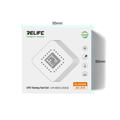 Repair Fixture Set Relife RL601MA For A8 A15 IP CPU Relife FoneFunShop   