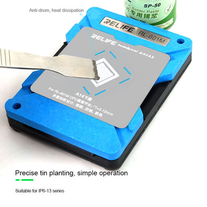 Solder Reballing Kit Relife RL601W For iPhone 13 A15 Tin Planting Solder FoneFunShop   