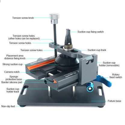 Relife RL-601s Plus 360 Degrees Holder For iPhone Back Glass Removal With Sucker Relife FoneFunShop   