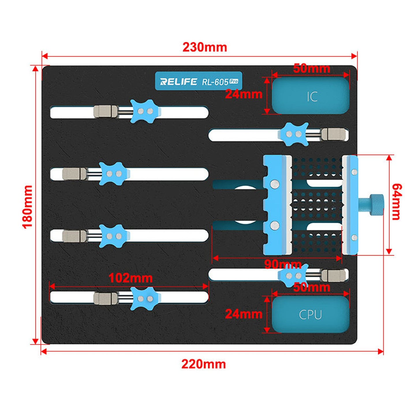 Relife RL-605 Pro Laptop Motherboard Repair Fixture Relife FoneFunShop   