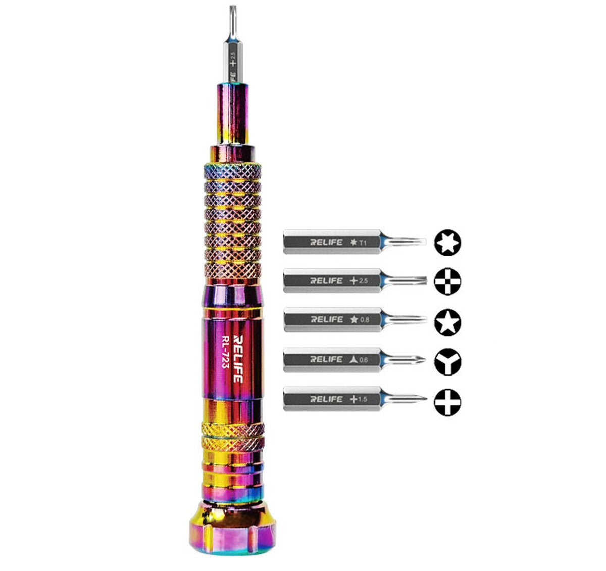 Torque Screwdriver Relife RL723 High Precision Interchangeable For Phone Repair Screwdriver FoneFunShop   