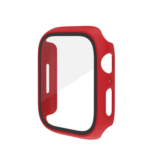 Case Screen Protector For Watch Series 7 41mm in Red Full Body Cover Screen Protector FoneFunShop   