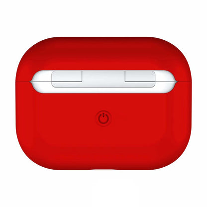 Case For Airpods Pro Cover Skin Silicone Red Case Cover FoneFunShop   