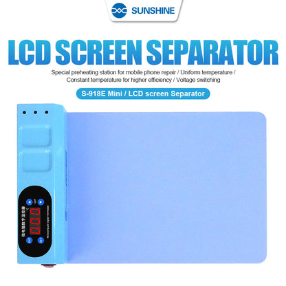 Sunshine S918E Heat Mat Screen and Back Separator For Phone Tablet Repair Sunshine FoneFunShop   